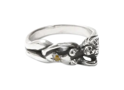 WACKO MARIA Nude Ring "Yellow Spphire"