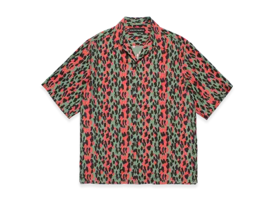 WACKO MARIA Leopard Hawaiian Shirt "Green"