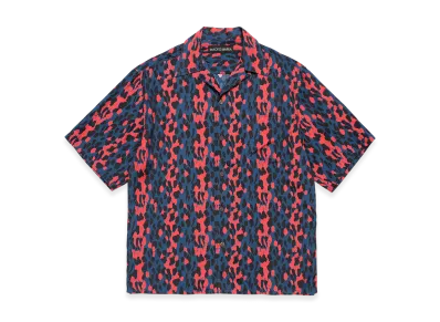 WACKO MARIA Leopard Hawaiian Shirt "Blue"