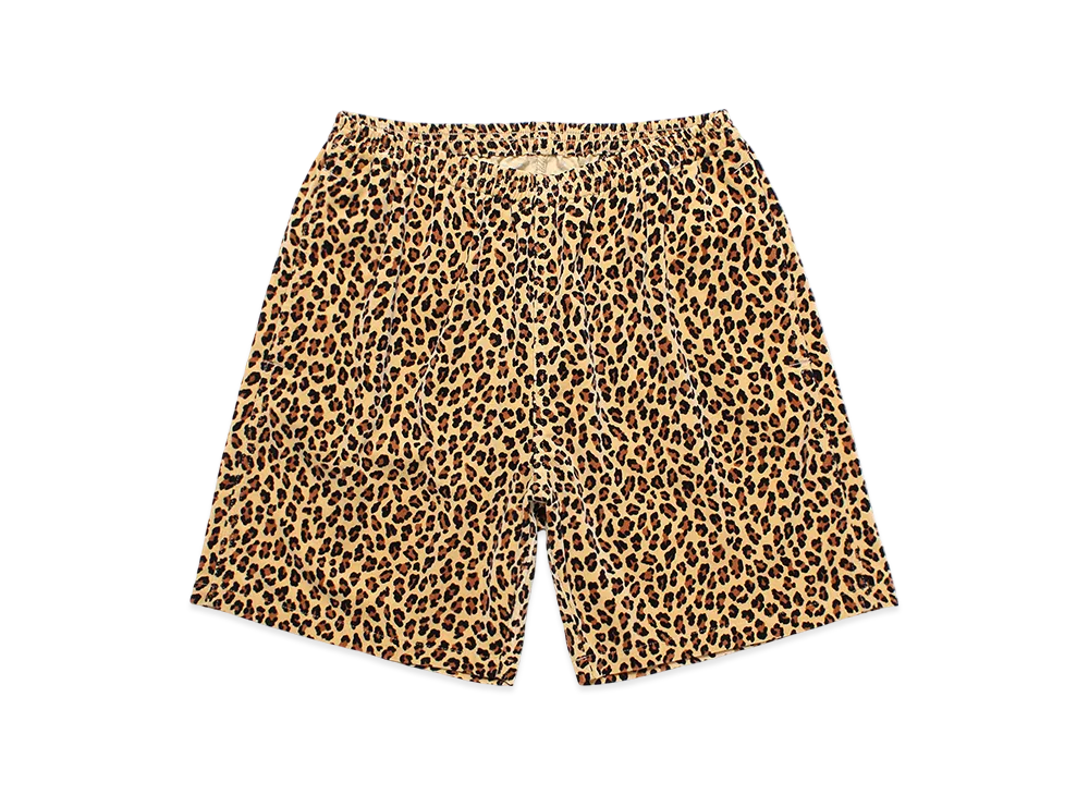 WACKO MARIA Leopard Velveteen Board Shorts 
