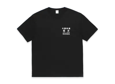 WACKO MARIA x 鶏舎 Washed Heavy Weight T-Shirt "Black"