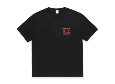 WACKO MARIA x 鶏舎 Washed Heavy Weight T-Shirt "Black"