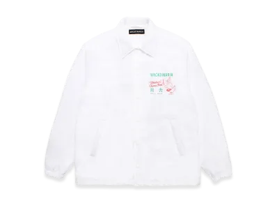 WACKO MARIA x 鶏舎 Coach Jacket "White"