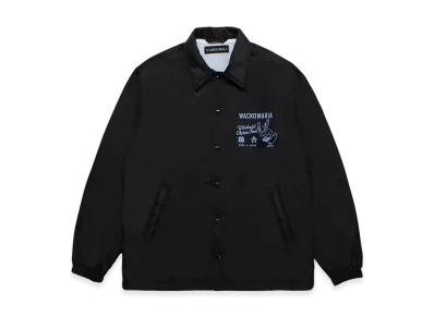 WACKO MARIA x 鶏舎 Coach Jacket "Black"