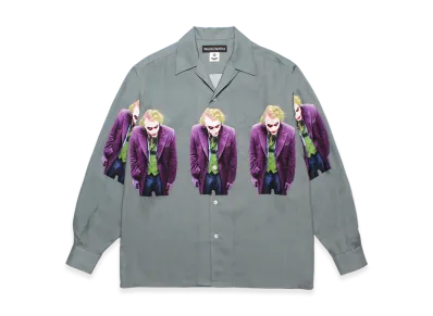 WACKO MARIA x The Dark Knight Trilogy S/S Hawaiian Shirt "Gray"