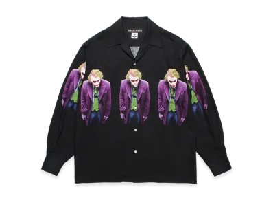 WACKO MARIA x The Dark Knight Trilogy S/S Hawaiian Shirt "Black"