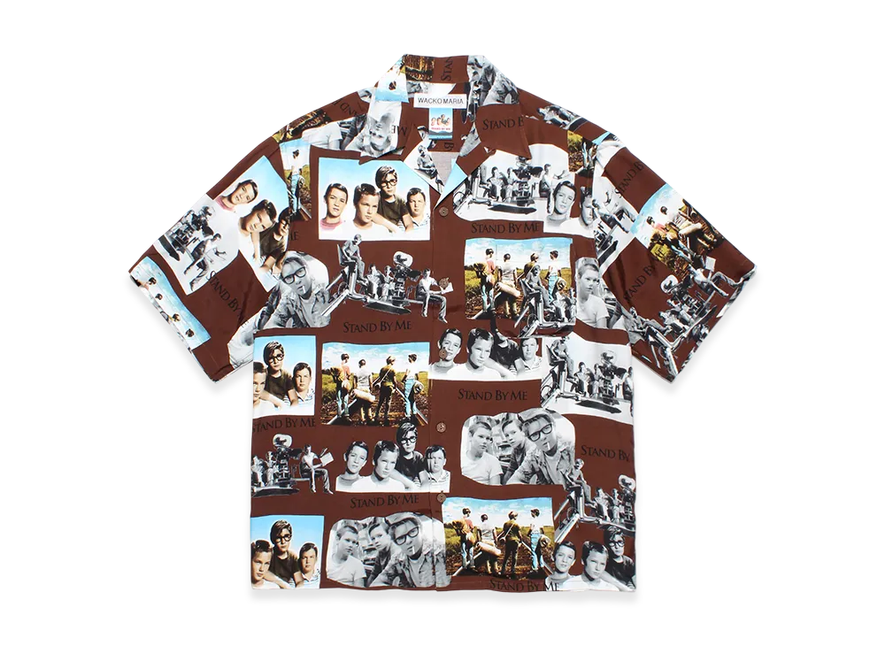 WACKO MARIA x Stand By Me Hawaiian Shirt "Brown"