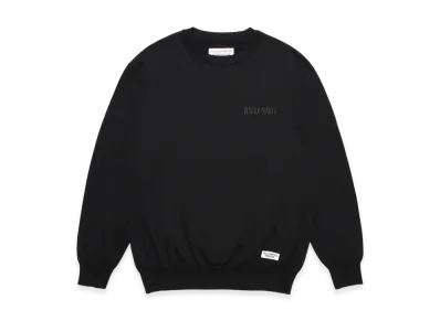 WACKO MARIA Cotton Knit Sweater "Black"