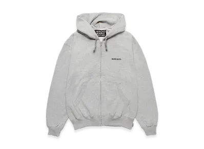 WACKO MARIA Heavy Weight Full Zip Hooded Sweat Shirt "Gray"