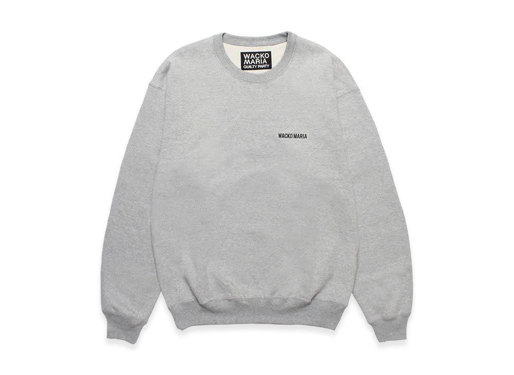 WACKO MARIA Heavy Weight Sweat Shirt "Gray"