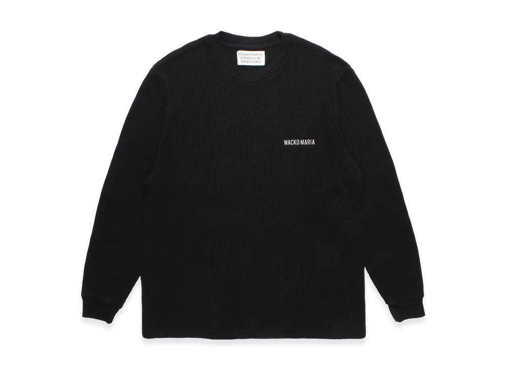 WACKO MARIA Thermal Shirt "Black"