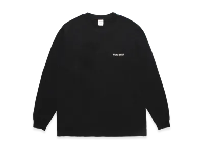 WACKO MARIA Washed Heavy Weight Long Sleeve T-Shirt "Black"