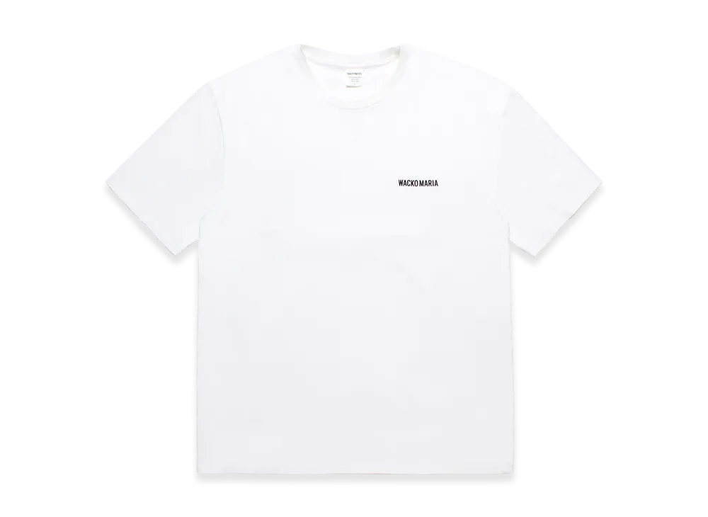 WACKO MARIA Washed Heavy Weight T-Shirt "White"