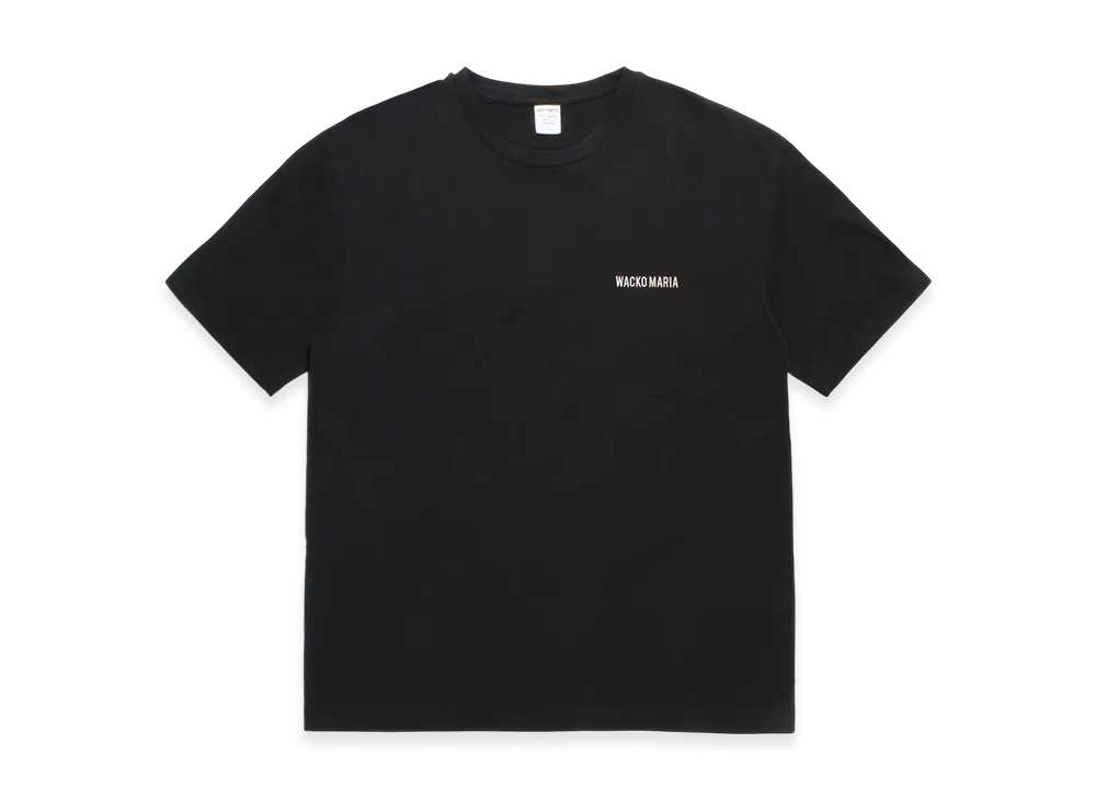 WACKO MARIA Washed Heavy Weight T-Shirt "Black"