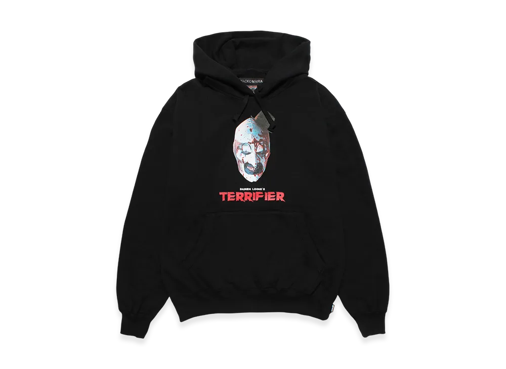 WACKO MARIA x Terrifier Heavy Weight Hooded Sweat Shirt "Black"