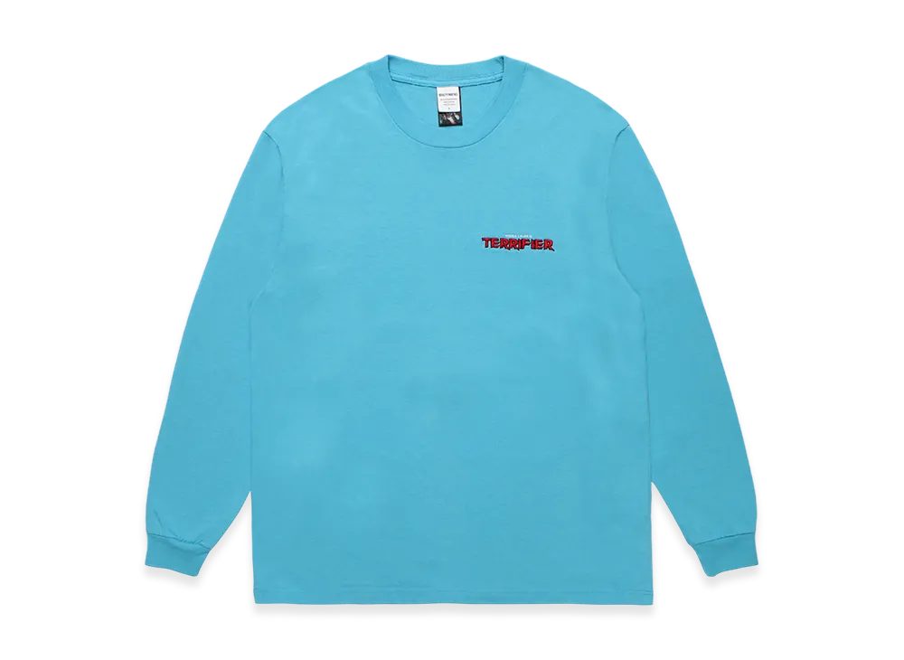 WACKO MARIA x Terrifier Washed Heavy Weight Long Sleeve T-Shirt "Blue"