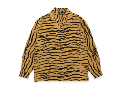 WACKO MARIA Tiger Open Collar Shirt "Yellow"