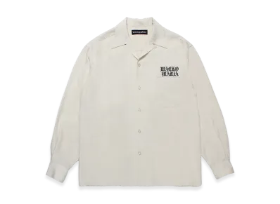 WACKO MARIA 50's Open Collar Shirt "Ivory"