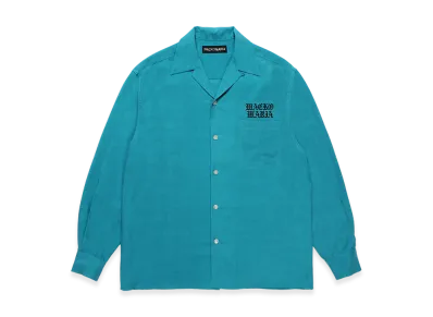 WACKO MARIA 50's Open Collar Shirt "Blue"