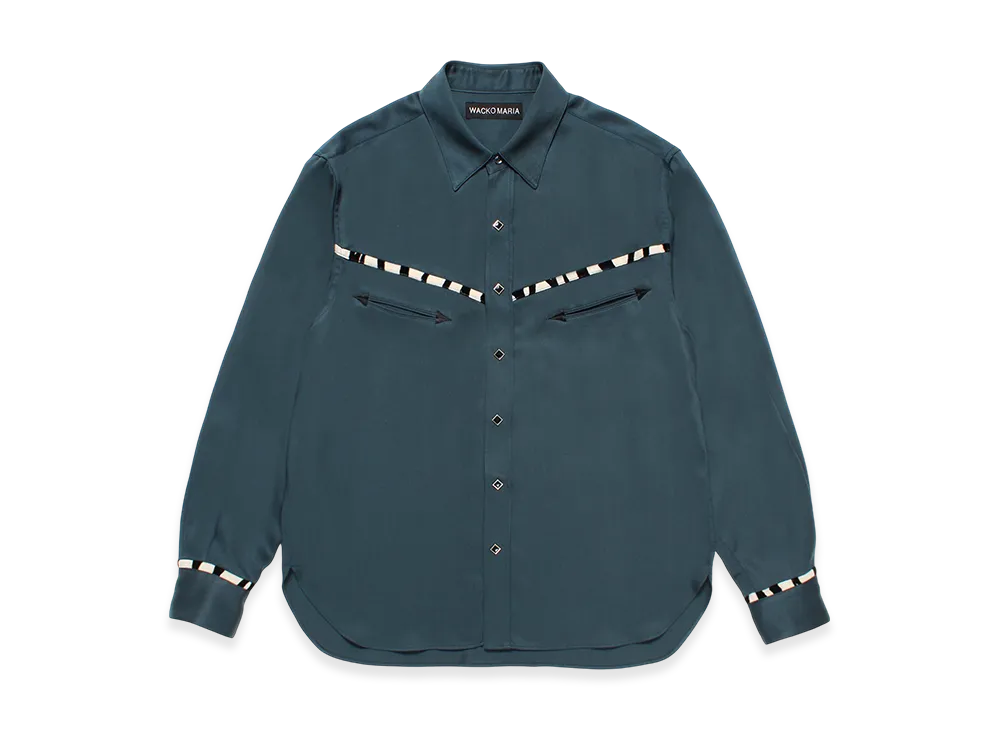 WACKO MARIA Western Shirt "Navy"