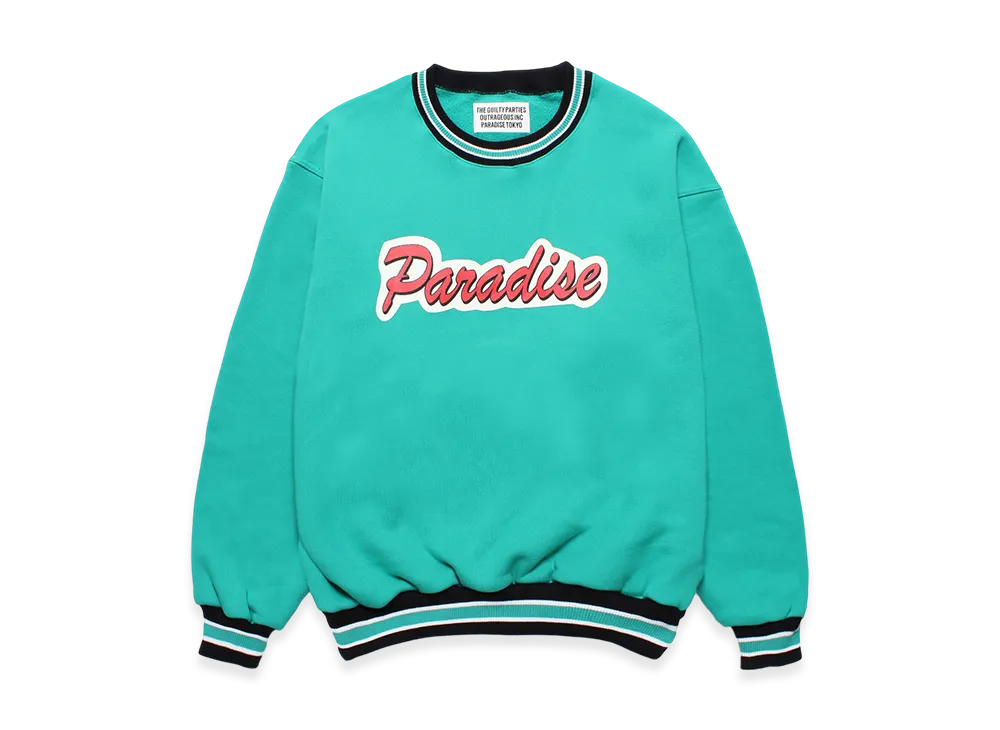 WACKO MARIA Middle Weight Sweat Shirt "Mint"
