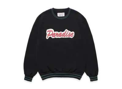 WACKO MARIA Middle Weight Sweat Shirt "Black"