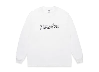 WACKO MARIA Washed Heavy Weight Long Sleeve T-Shirt "White"