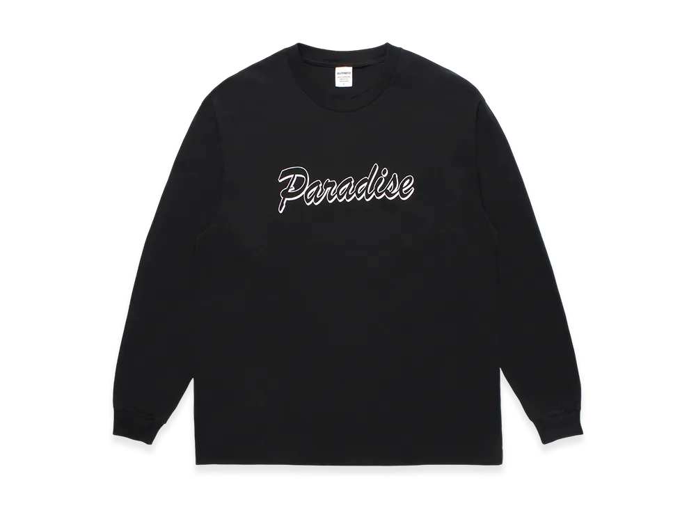 WACKO MARIA Washed Heavy Weight Long Sleeve T-Shirt "Black"