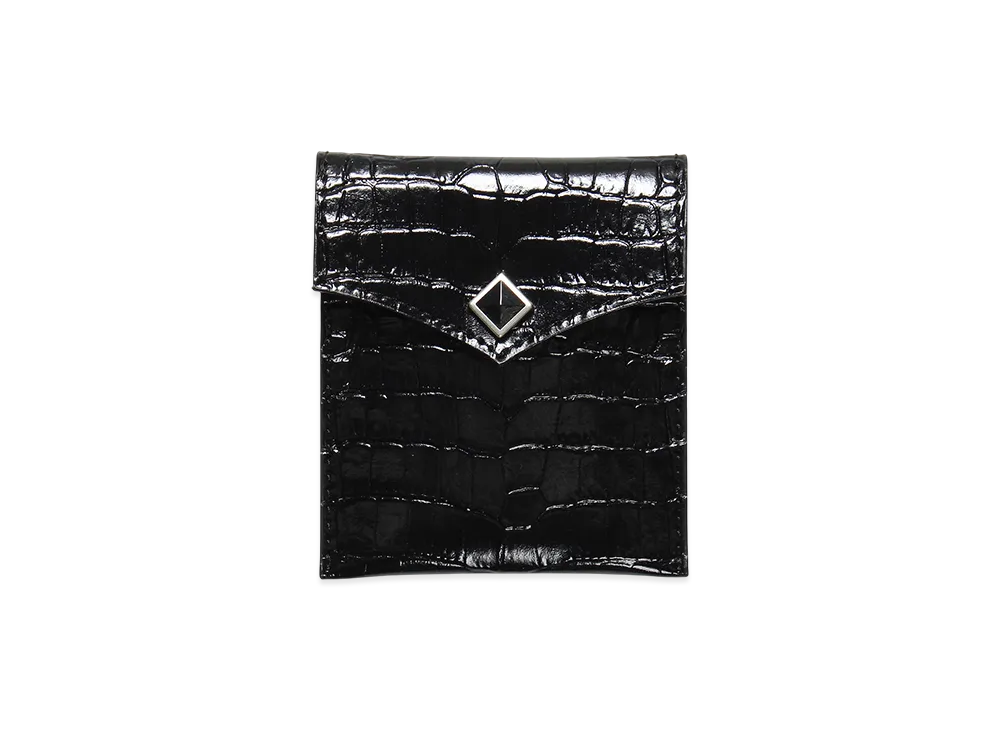 WACKO MARIA Embossed Letaher Portable Ashtray "Black"
