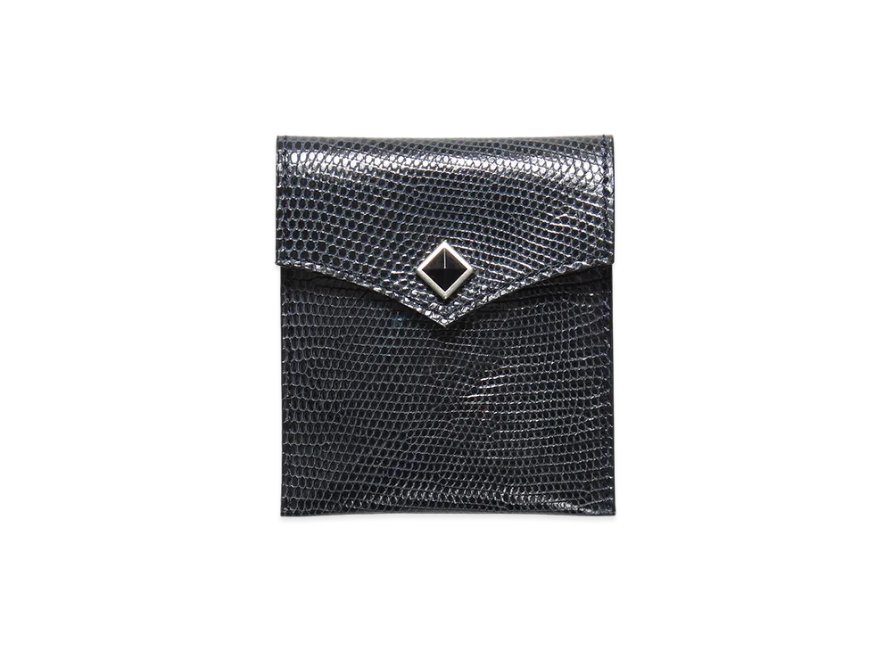 WACKO MARIA Lizard Letaher Portable Ashtray "Black"