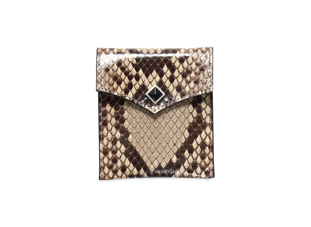 WACKO MARIA Python Letaher Portable Ashtray "Beige"