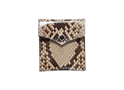 WACKO MARIA Python Letaher Portable Ashtray "Beige"