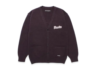 WACKO MARIA Classic Knit Cardigan "Burgundy"