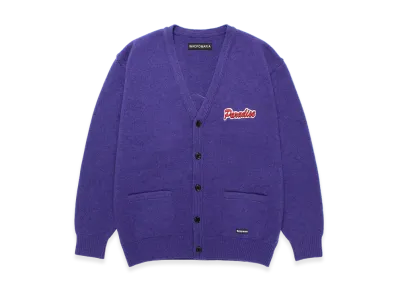 WACKO MARIA Classic Knit Cardigan "Purple"