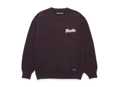 WACKO MARIA Classic Knit Sweater "Burgundy"