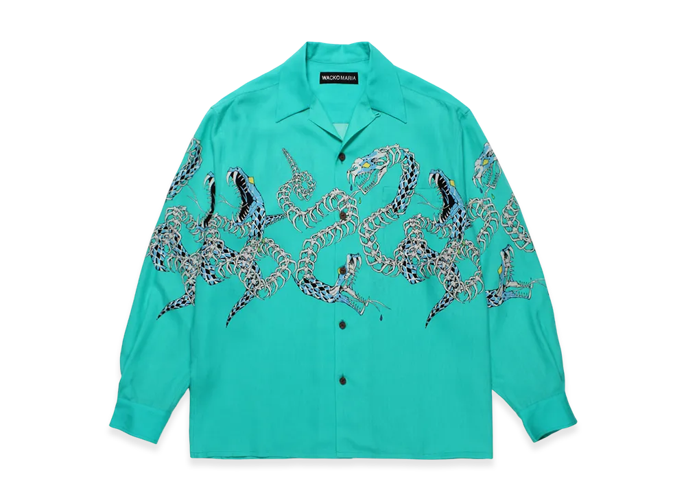 WACKO MARIA Hawaiian Shirt "Mint"