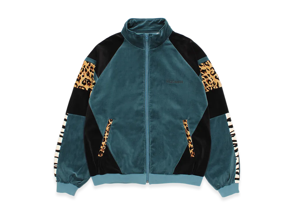 WACKO MARIA Velveteen Track Jacket "Blue"