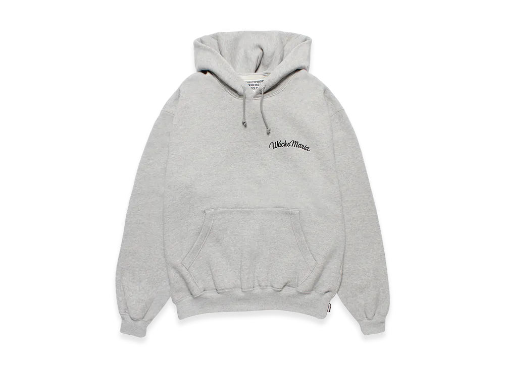 WACKO MARIA Middle Weight Hooded Sweat Shirt "Gray"