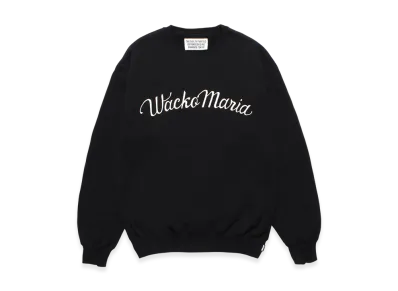 WACKO MARIA Middle Weight Sweat Shirt "Black"