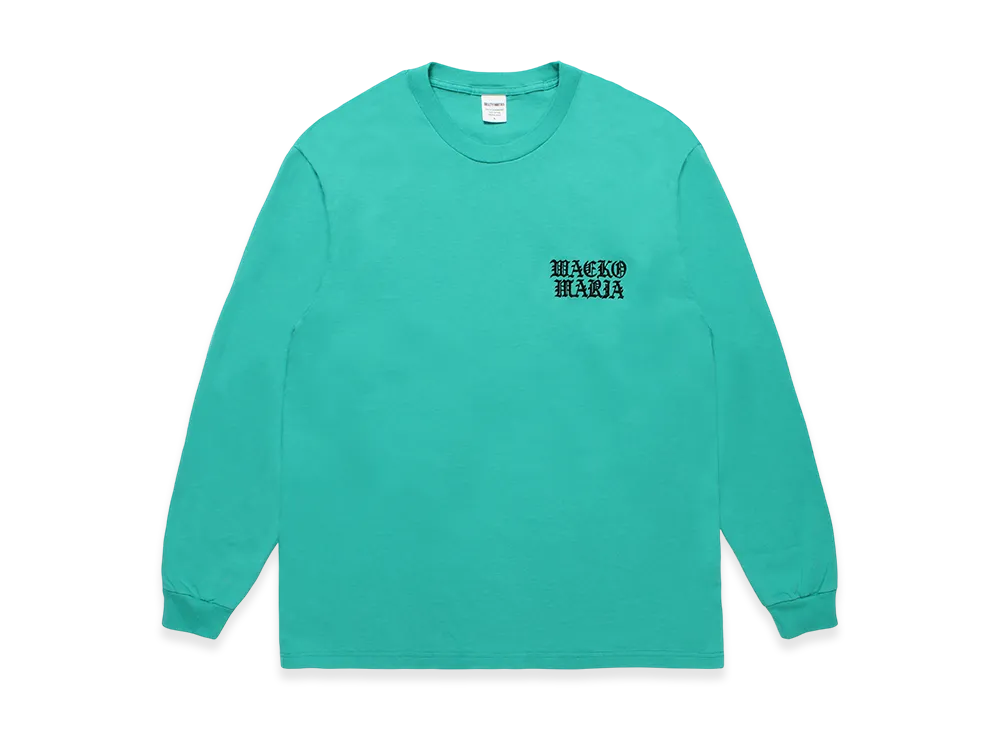 WACKO MARIA Washed Heavy Weight Long Sleeve T-Shirt "Mint"