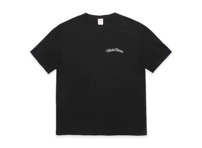 WACKO MARIA Washed Heavy Weight T-Shirt "Black"