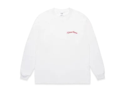 WACKO MARIA Washed Heavy Weight Long Sleeve T-Shirt "White"