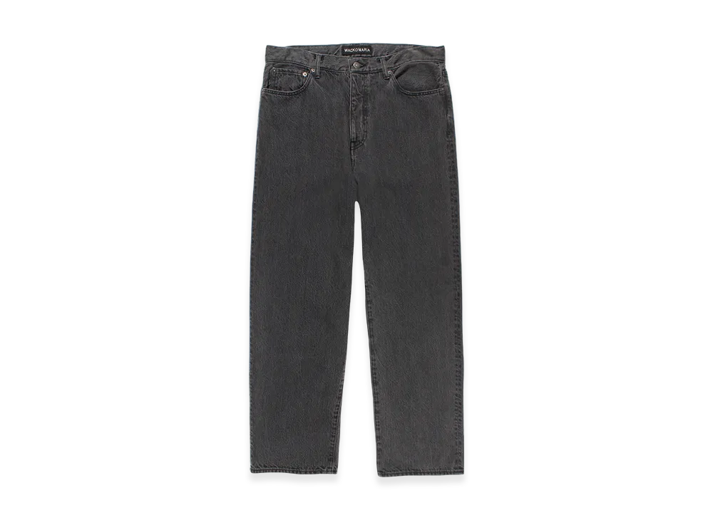 WACKO MARIA Washed Denim Pants "Black"