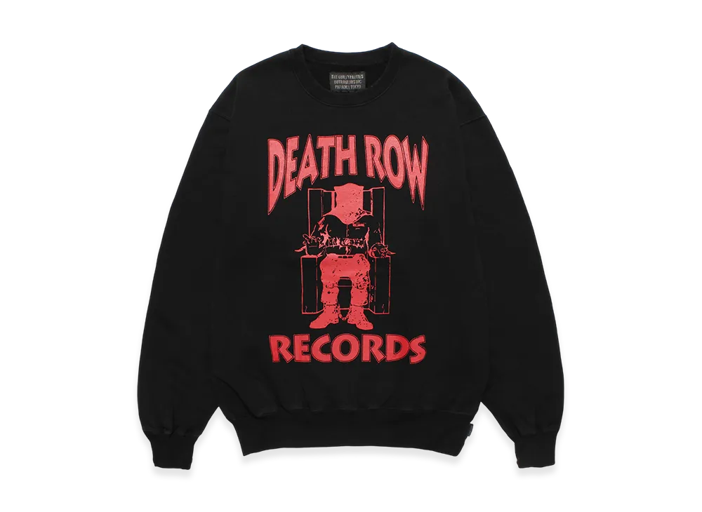 WACKO MARIA Death Row Records / Garment Dyed Sweat Shirt 