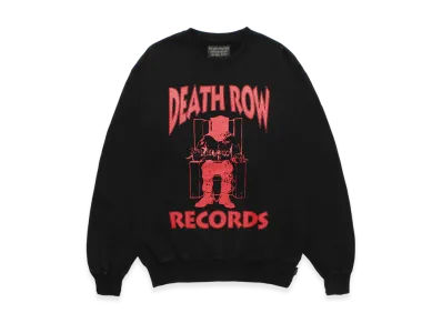 WACKO MARIA Death Row Records / Garment Dyed Sweat Shirt "Black"