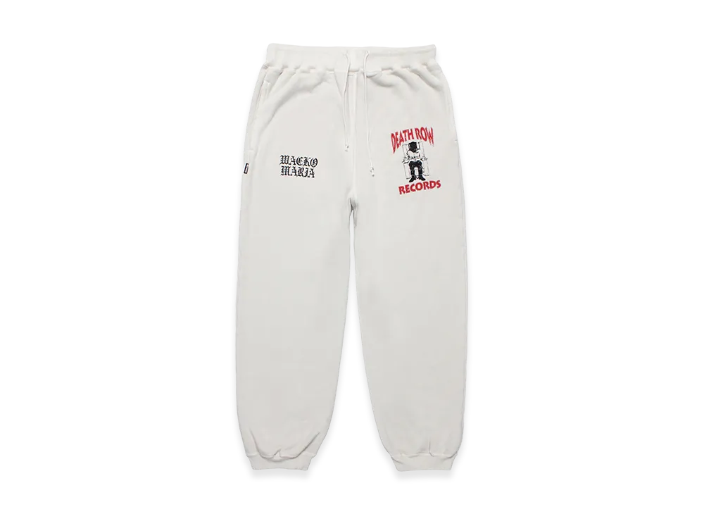 WACKO MARIA Death Row Records / Garment Dyed Sweat Pants "Ivory"