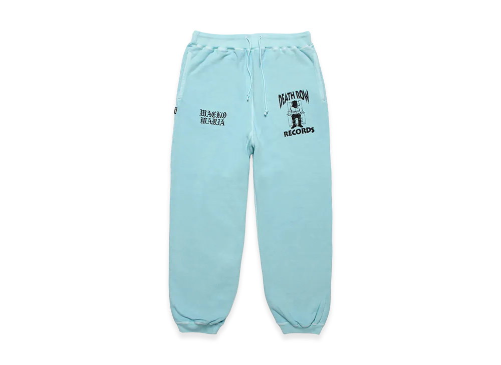 WACKO MARIA Death Row Records / Garment Dyed Sweat Pants "Blue"