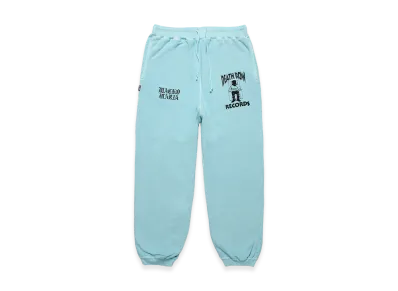 WACKO MARIA Death Row Records / Garment Dyed Sweat Pants "Blue"