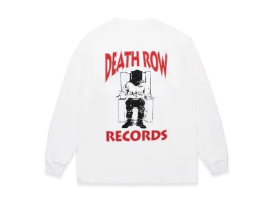 WACKO MARIA Death Row Records / Washed Heavy Weight Long Sleeve T-Shirt "White"