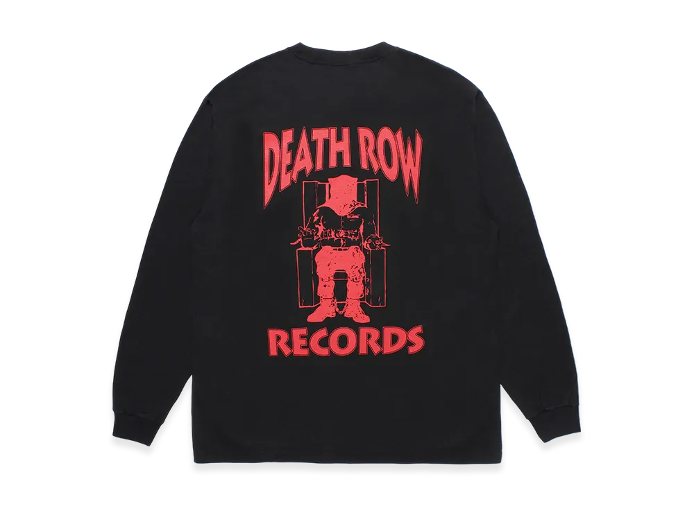 WACKO MARIA Death Row Records / Washed Heavy Weight Long Sleeve T-Shirt "Black"